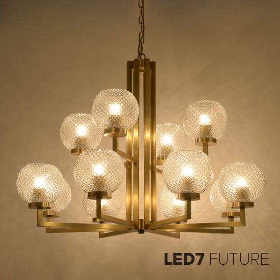 Loft Industry Modern - RBall Chandelier